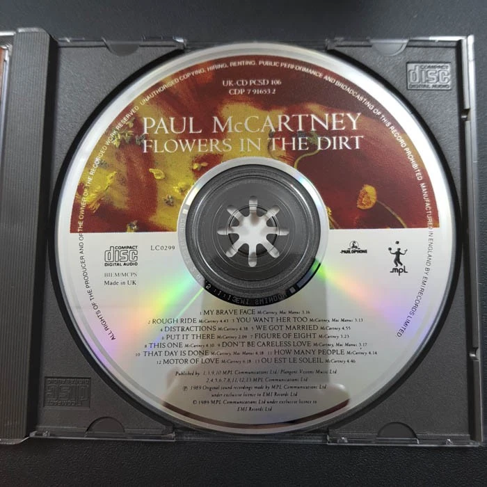 PAUL MCCARTNEY Flowers In The Dirt UK EX/EX(CD) - Bild 3 von 4