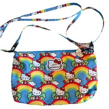 Sanrio X Jujube Hello Kitty Rainbow Multi Way Handbag Crossbody Be Quick 11x7"