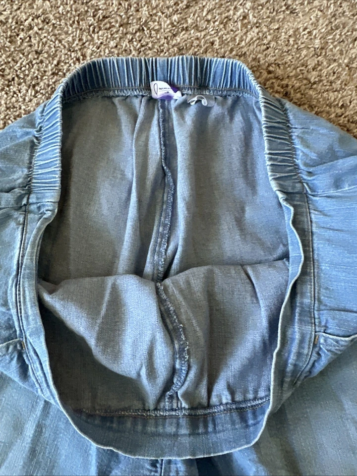 Pantalones cortos de jean bermudas de lavado ligero JMS para mujer talla grande 3X (medida 42X17,5) Foto 4 de 4
