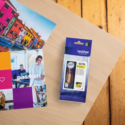 BROTHER LC-427XLY Inkjet Cartridge, Yellow, Single Pack, High Yield, Includes 1 - Bild 8 von 9