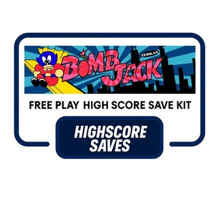 HighScoreSaves - Bomb Jack  / Bombjack Arcade Free Play + High Score Save Kit