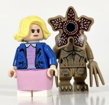 RARE Stranger Things - Eleven And Demogorgan Custom Lego Minifigure Lot