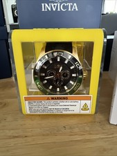 Invicta Pro Diver Men's Watch Black/Gold - 50mm NEW IN BOX 44524
