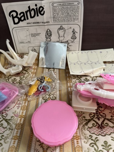 Barbie 1998 Romantic Princess Parlor Spielset 67350 Mattel Vintage geöffnete Verpackung - Bild 16 von 19