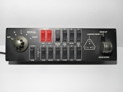 Saitek Pro Flight Switch Panel PZ55 Wired USB, Engine Start-Lights-Landing Gear
