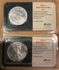 2001 American Silver Eagle 1 oz .999 Fine Silver BU Uncirculated Littleton X2