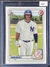 Dominguez, Jasson - 2020 Bowman Prospect Paper - Card #BP-8 - INV1