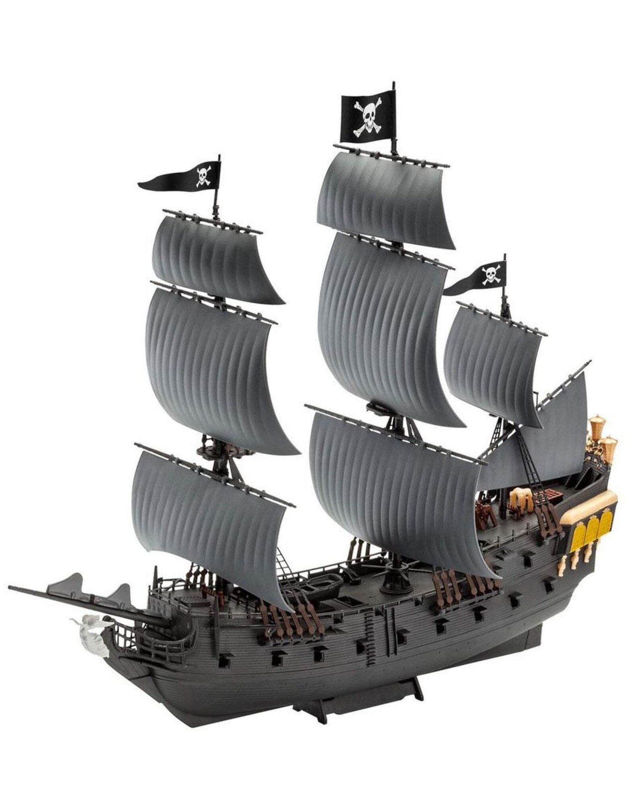 Revell Pirates of the Caribbean Black Pearl Ship EasyClick 1:150 Model Kit 05499 - Image 9