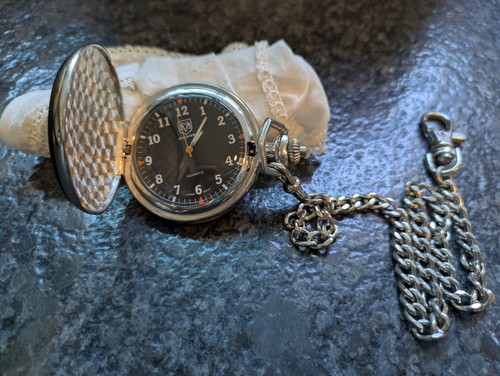 Rare Dodge Watch Pocket watch Black Car Promo Adult Unisex with New Battery - Picture 4 of 6