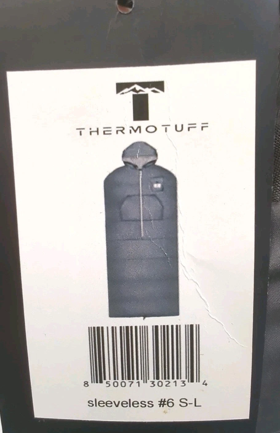 New Thermo Tuff Black Sleepless Sleeping Bag Jacket Size S-L