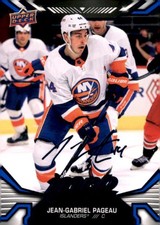 2022-23 Upper Deck MVP #175 Jean-Gabriel Pageau Blue Script