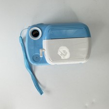 Cute Blue Childrens Instant Print Digital Camera LCD Screen Speaker Strap Toy