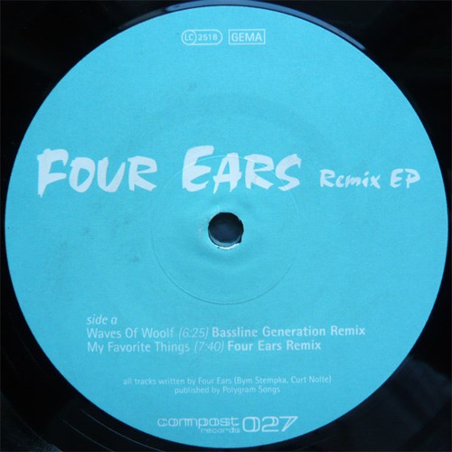 Four Ears - Remix EP, 2x12", (Vinyl)