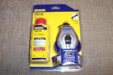New Irwin "Straight Line" USA Chalk Line Reel Chalk Carpenter Construction Tool