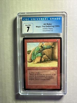 #ad #ad MTG Arabian Nights Ali Baba U3 R CGC 7 Near Mint 1993 $44.99