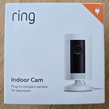 Ring Indoor Cam 1st Gen Compact Plug-In HD Camera White