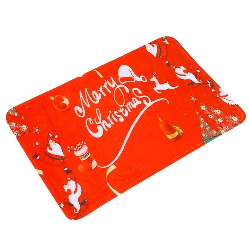 Christmas Pattern Non Slip Absorbent Floor Mat for Home Kitchen Bathroom Decor - Picture 9 of 9