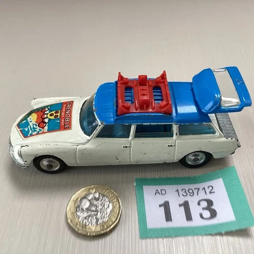 CORGI TOYS CITROEN SAFARI 1968 WINTER OLYMPICS GRENOBLE No 499 VINTAGE DIECAST