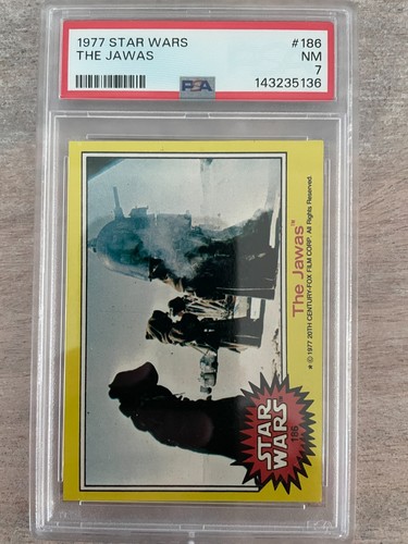 1977 Topps Star Wars #186 The Jawas — PSA 7