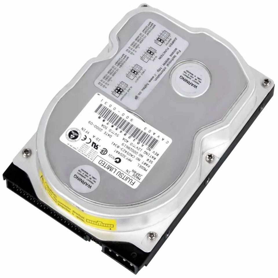 Fujitsu HDD Hard Disk IDE PATA MPF3204AT 3.5" 20GB EIDE Computer Refurbished - Image 2 of 2