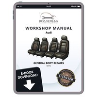 Audi A7 Type 4K From 2018 General Body Repairs Seats Guide Workshop Manual Ebook