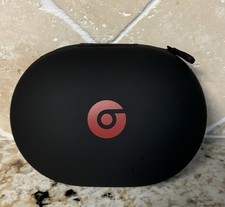 Beats by Dr. Dre Black Hard Shell Zipper Carrying Case Red Logo Case Only