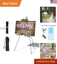 Easel Stand for Display Poster Sign Wedding Sign Portable Collapsible Floor