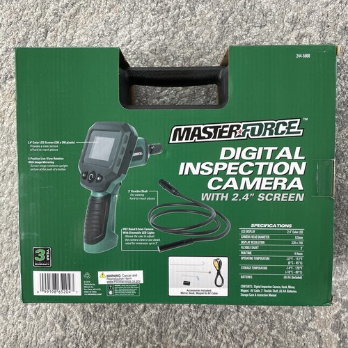 Masterforce Inspection Camera New MasterForce 244-5968 Digital Inspection Camera with 2.4