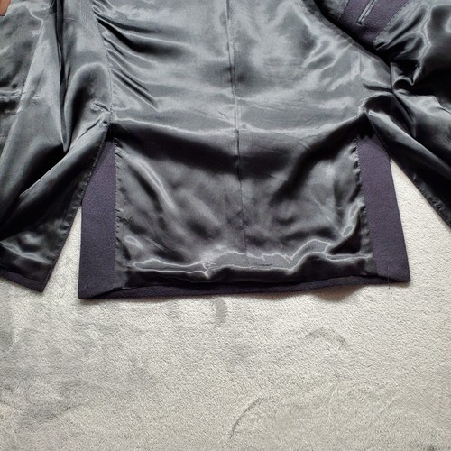 Tasso Elba 2 Button Blazer 100% Cashmere Dark Blue Sports Jacket Men Sz 42R - Picture 10 of 13