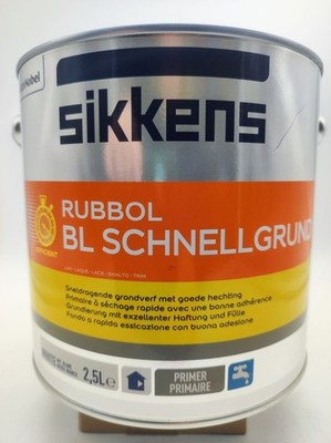 SIKKENS Rubbol BL Schnellgrund, Grundierung f wasserbasierte Lacke, weiß, 1-2,5L