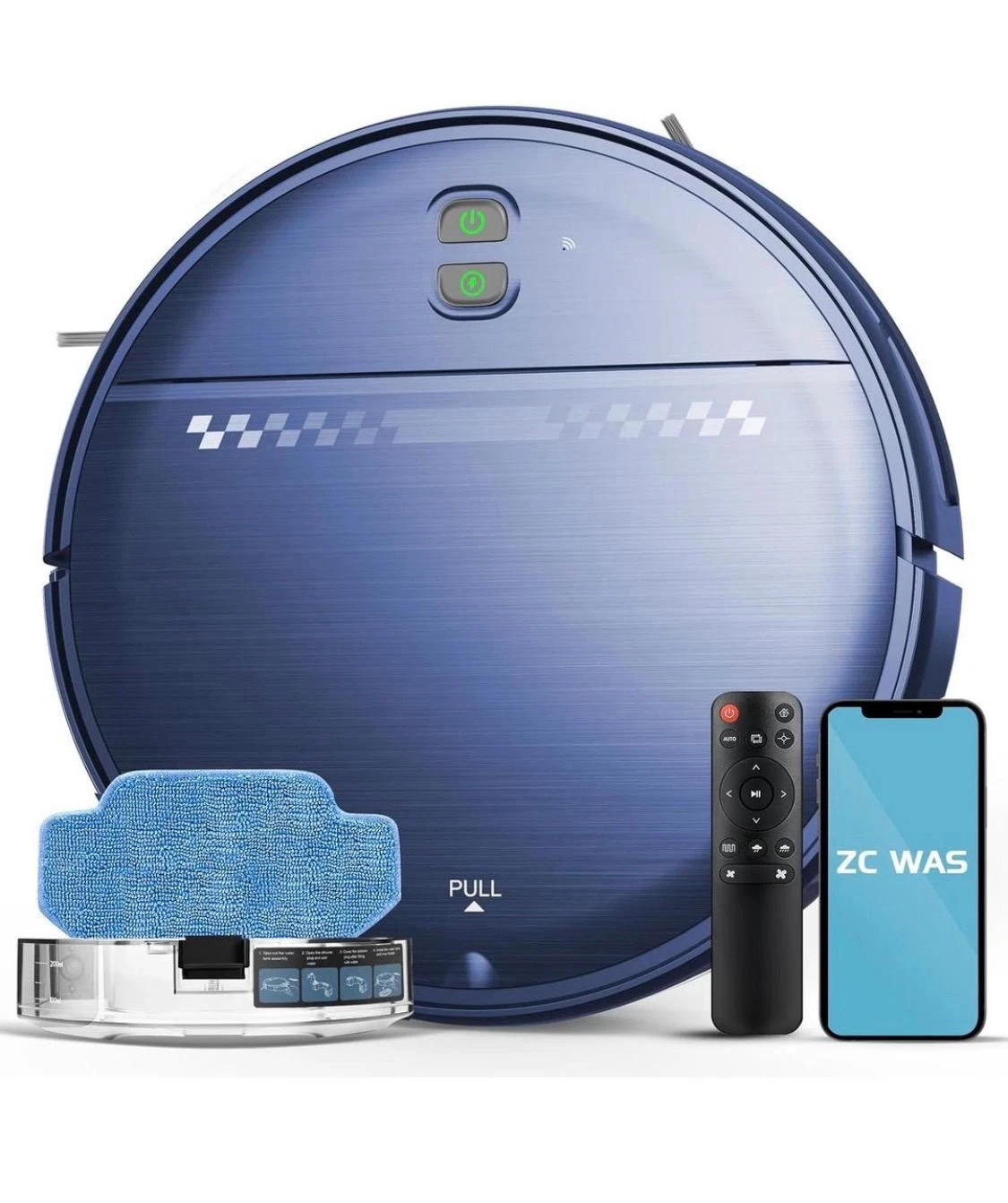 Robot Vacuum and Mop Combo, 2-in-1 Robot Vacuum Cleaner, Perfect for Pet Hair
Opens in a new window