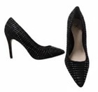 Vince Camuto Narissa Studded Black Borolo Heels Pumps Shoes Size 9 — photo 1