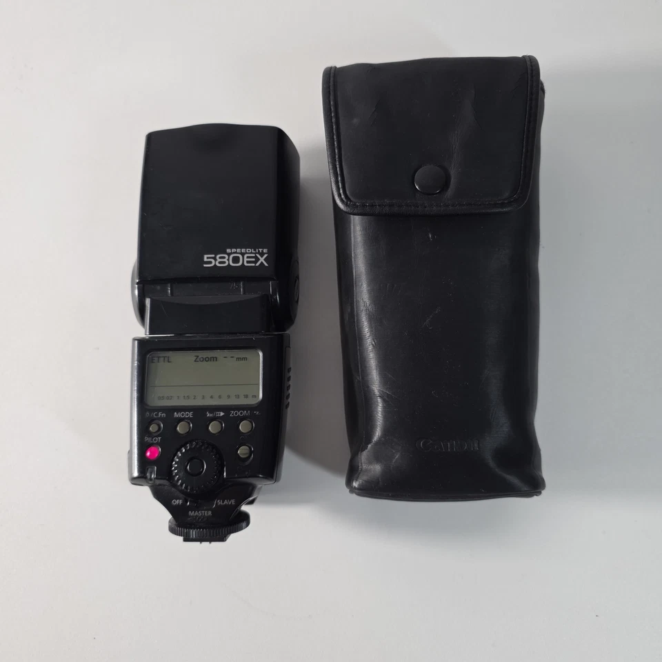 Вспышка Canon Speedlite 580EX Shoe Mount с чехлом - Изображение 2 из 4