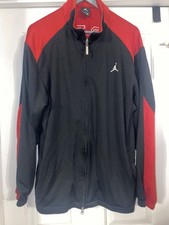 Rare Vtg Y2K 2000s Jordan Retro Jumpman Full Zip Warm Up Jacket Mens Large
