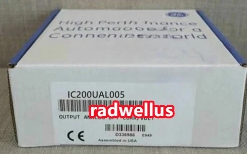 New Factory Sealed GE IC200UAL005 Fanuc Analog Output Module IC200UAL005 - Image 2 of 3