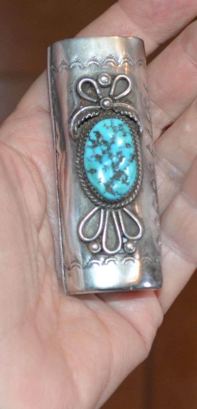 Case W/ Turquoise 1.36 Oz  Native American