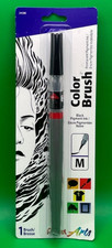 Pentel Arts Color Brush Pen-Medium Tip, Black Pigment Ink