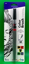 Pentel Arts Color Brush Pen-Medium Tip, Black Pigment Ink