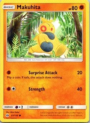 Makuhita 67/149 Sun & Moon Base Set Common
