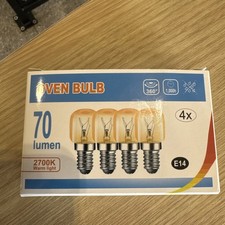 4 PCS Appliance Replacement Bulbs Oven Lamp Tungsten Lamp Bulb Baking Bulb