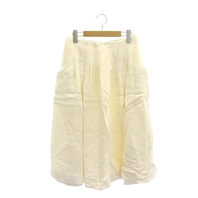 Mimole Co Draped Pocket Skirt Off-White Womens M/L Size