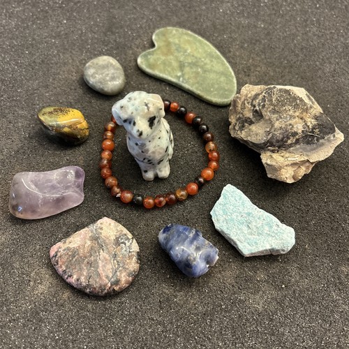 Nachlass Verkauf Fossilien und Kristall Mineralien Proben Sammlung Lot - Bild 1 von 12