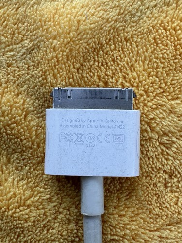 GENUINE OEM APPLE 30-PIN TO HDMI AV CABLE ADAPTER - MODEL A1422 – White - 第 3/5 張圖片
