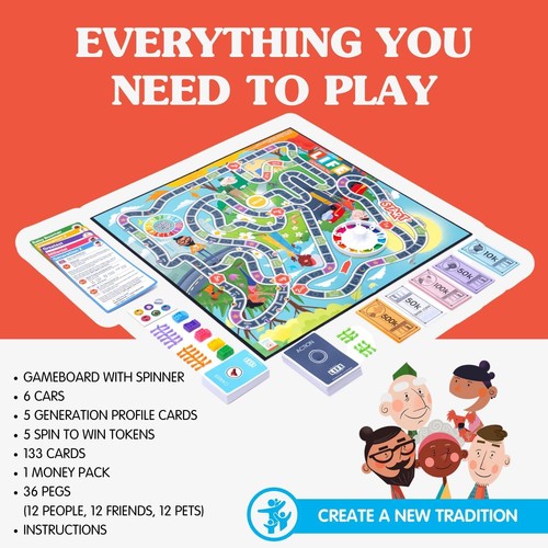 The Game of Life Generations - Juegos de mesa para mayores - Spa New Generational... - Imagen 6 de 7