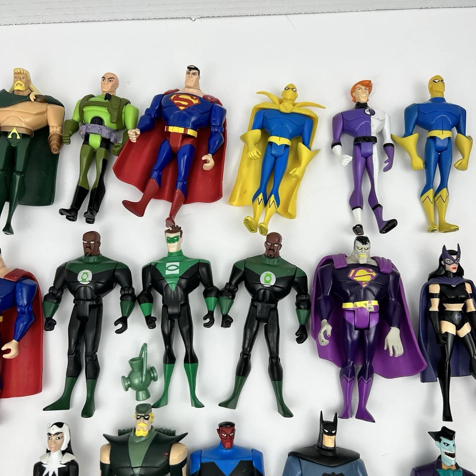 Lote de 26 figuras de acción DC Superheroes Justice League Unlimited de 3,75" pulgadas Foto 3 de 4