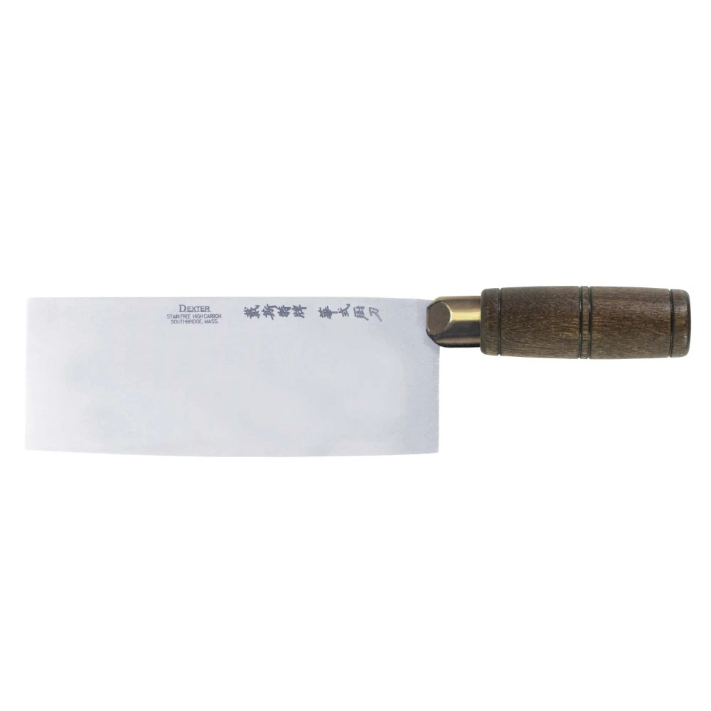 Dexter Traditional Chinese Chefs 7" Knife With High Carbon Steel Blade 18x7cm