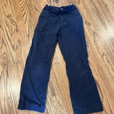 Vineyard Vines By Shep Ian Pants Boys size 8 Straight Navy Blue Stretch