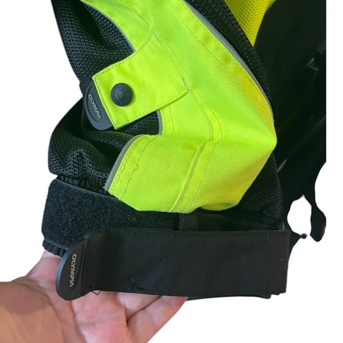 Olympia Airglide 4 Mesh Moto Sport Mens Jacket Motorcycle Neon Yellow Size 2XX - Picture 5 of 11