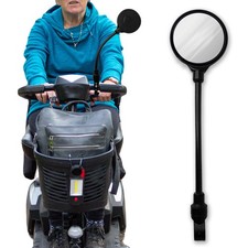Mobility Scooter Adjustable Rear View Mirror for Wheelchair Electric Scooter Eld