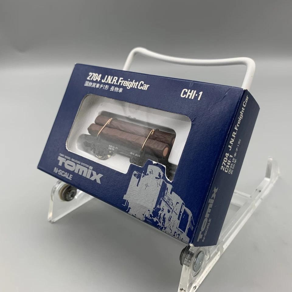 Vintage Tomix 2704 JNR Freight Car CHI-1 Logging Flatcar Japan Unused RARE - Image 3 of 4